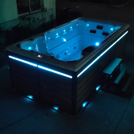 Плавательный СПА бассейн с ламельным противотоком Bigeer Парте